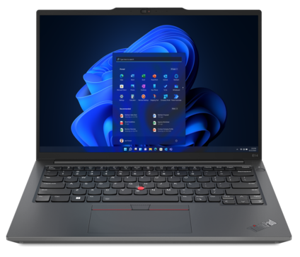 联想ThinkPad E14第五代--雷霆黑。(图片来源：联想)