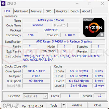 CPU-Z 2.18 仍能骗过 ChuwiBook Plus...