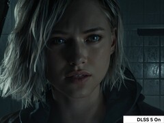 生化危机安魂曲》中的格蕾丝与 DLSS 5。