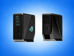 ROG Flux 充电底座,功率260 W,充电功率140 W,配备1.9英寸LCD屏