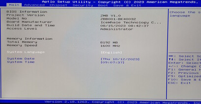 Zimablade 的 BIOS