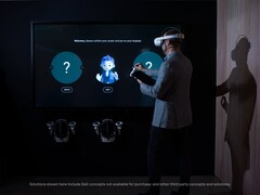 Concept Nyx将使用虚拟现实和混合现实来改变人们在商务会议或游戏环节中的连接方式。(所有图片来自戴尔)