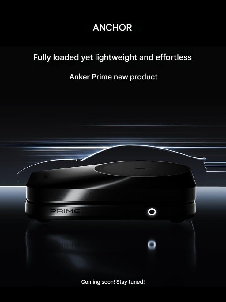 Anker Prime 无线充电站的预告海报