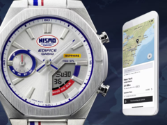 卡西欧的 Edifice x Nismo ECBS10NIS-7A 手表(如图)已在美国发布。(图片来源:卡西欧)