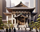 日本法院（图片来源：DALL-E 3 生成的图像）