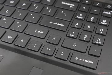 箭头键、数字键盘和功能键都很小，会有压迫感