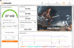 Fire Strike (电源操作，Dyn. Boost 25 Watt)