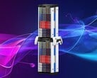 展示柜中陈列着PS5光盘