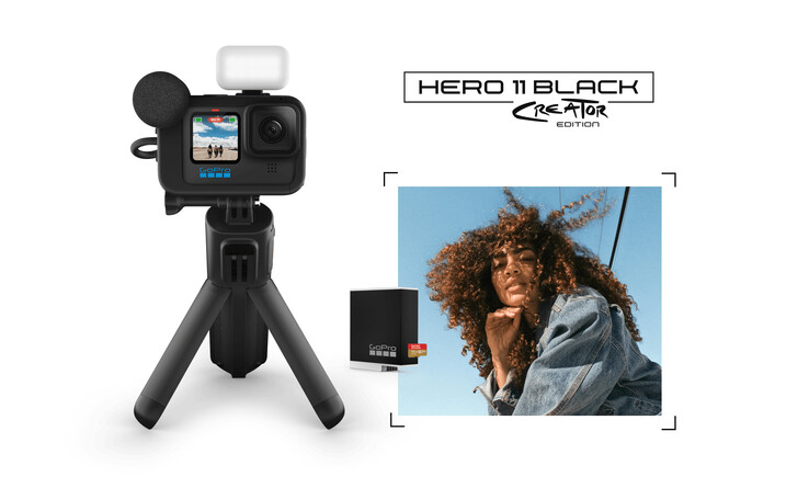 GoPro Hero 11 Black创作版。(图片来源: GoPro)