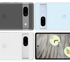 Pixel 7a的三种据称的发布颜色。(图片来源：@OnLeaks & MySmartPrice)