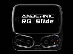 Anbernic 的 PSP Go 外形将有黑白两种颜色可供选择。(图片来源：Anbernic - 已编辑）