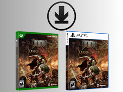 毁灭战士：黑暗时代》Xbox 和 PS5 实体版（图片来源：Bethesda Softworks）