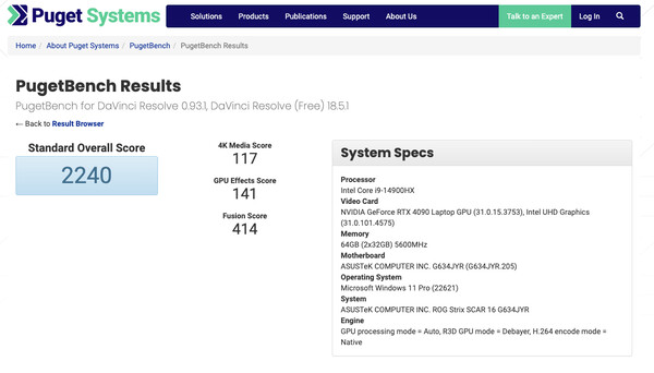 (图片来源：Puget Systems）