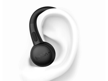 SoundForm ActiveFit 耳塞采用硅胶耳钩，佩戴牢固。(图片来源：贝尔金）
