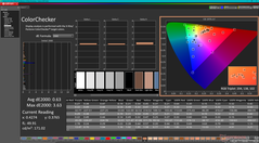 校准后的 ColorChecker