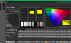 校准前的 ColorChecker(sRGB)