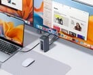 Baseus 新发布的 Nomos NU1 扩展坞（如图）。(图片来源：Baseus）