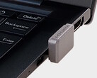I-O Data SSPJ-UTC 闪存盘与 USB-C 端口非常平齐。(图片来源：I-O Data）