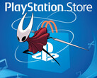 来自 Silksong 的大黄蜂与 PlayStation 商店标志（图片来源：Team Cherry，索尼 PlayStation 有编辑）。