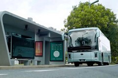 基于全新 e-Bus 平台 3.0 的比亚迪 C11 纯电动巴士（图片来源：比亚迪）