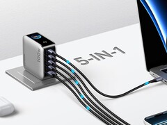 Ugreen Nexode Pro 可为 5 台设备充电。