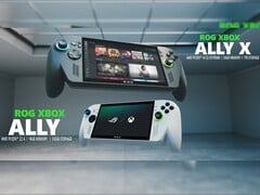 ROG Xbox Ally 和 ROG Xbox Ally X 掌机。(图片来源：微软）