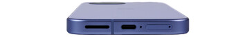 底部：扬声器、USB、麦克风、SIM 卡