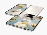 据说谷歌 Pixel 10 Pro Fold 的铰链更薄。(图片来源：@OnLeaks /Android Headlines)