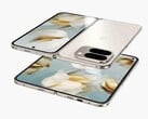 据说谷歌 Pixel 10 Pro Fold 的铰链更薄。(图片来源：@OnLeaks /Android Headlines)
