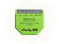 Shelly 的 Dimmer Gen4(如图)现已在美国上市。(图片来源:Shelly,已编辑)