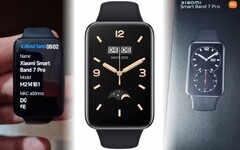 优雅的小米智能手环7 Pro似乎正准备登上欧洲/全球舞台。(图片来源:小米和Reddit u/shonazan--经编辑)