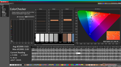 校准后的ColorChecker