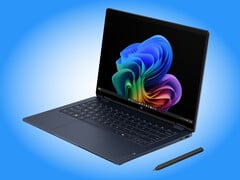 无论选择何种处理器,新款 OmniBook X Flip 14 都可以配置大气蓝。