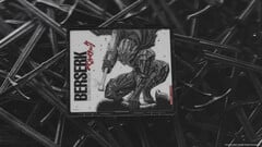 Wallhack SP-005 Berserk 玻璃游戏鼠标垫，图案为身披狂战士铠甲的格斯。