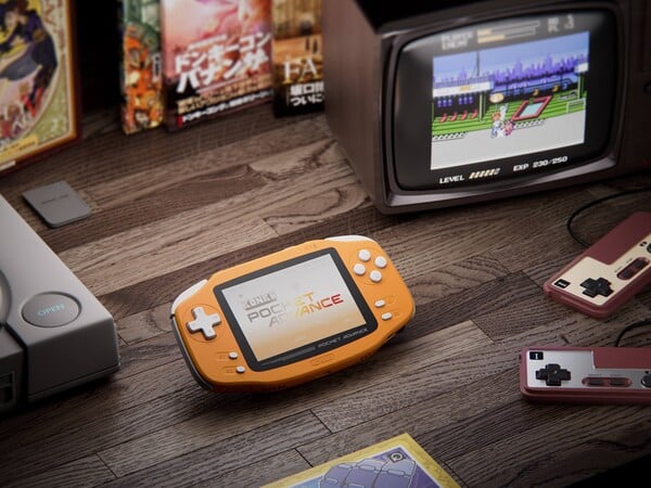 橙色的Ayaneo Konkr Pocket Advance。