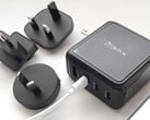 BMX GaNSTA 140W USB 充电器,带全球交流适配器。