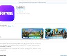 Apple 美国 App Store 上《堡垒之夜》的列表截图。(图片来源：美国应用商店截屏）