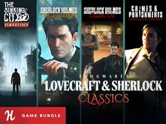 Frogwares Lovecraft and Sherlock Classics Humble Bundle 横幅（图片来源：Humble Bundle 有编辑）