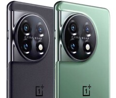 OnePlus 11的颜色选择（来源：OnLeaks通过GadgetGang）。