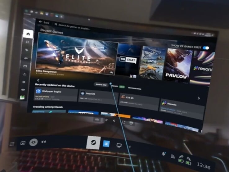 Steam Frame 界面让人想起大图模式下的 Steam。