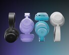 赛睿 Arctis Nova 3 无线系列游戏耳机有四种颜色可供选择。(图片来源：SteelSeries）