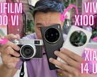 Youtuber Ben's Gadget Reviews 展示了富士 X100VI 与 vivo X100 Pro 和小米 14 Ultra 旗舰相机智能手机的对比图片。