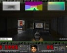 启用与未启用 DLSS 5 的 Doom 并排对比