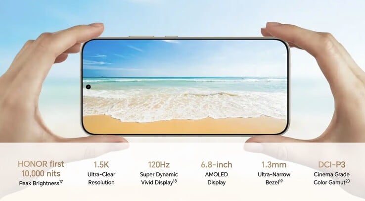 展示 Honor X9e Pro 的亮点。
