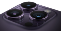 iPhone 15 Pro Max可能会采用潜望式镜头，允许增加光学变焦。(图片来自Apple w/ edits)