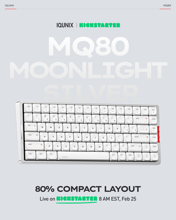 月光银色 Iqunix MQ80