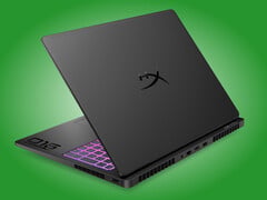HyperX Omen 16 采用暗黑色,可搭配 AMD 或英特尔处理器。
