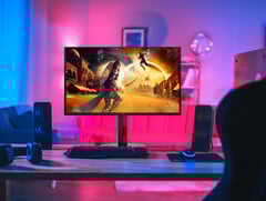 Agon Gaming Q27G4ZDR 采用平面外观和符合人体工学的支架。(图片来源:AOC)