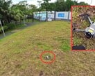 一位山地自行车爱好者在公园里偶然发现：大疆创新迷你 5 Pro，预计最早将于 8 月发布。(图片来源：Mauro Tandoi 编辑）