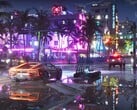 展示 Vice City 夜生活的 GTA 6 截图